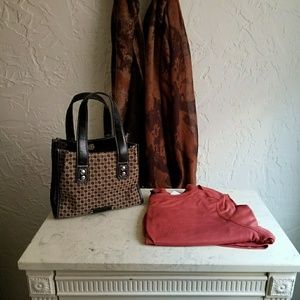 GAP Rust Color 3/4 Sleeve Tee